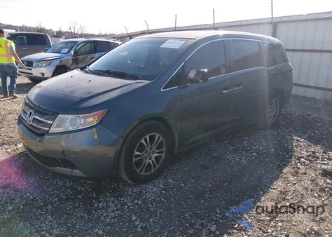 2012 Honda Odyssey Ex-L z USA, uszkodzony, nr VIN 5FNRL5H60CB094407
